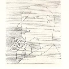 1947 Paul Klee Engraving 38 Old Man Figuring 1929