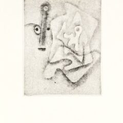 1947 Paul Klee Engraving 40 lhomme Approximatif 1931