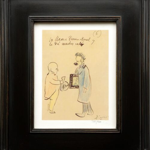 Pablo Picasso Trip To Paris 6 Framed