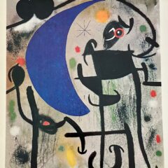 Joan Miro Femme et oiseau dans la nuit XXe siecle 31 1968