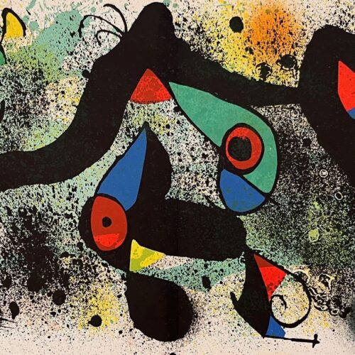 1974 Joan Miro Original Lithograph Ceramique 1