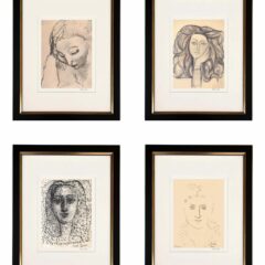 Pablo Picasso Women Set of 4 Framed