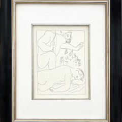 Picasso Metamorphoses 1 Cephalus kills his wife Procris by accident-framed