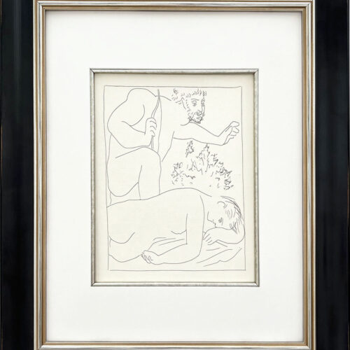 Picasso Metamorphoses 1 Cephalus kills his wife Procris by accident-framed