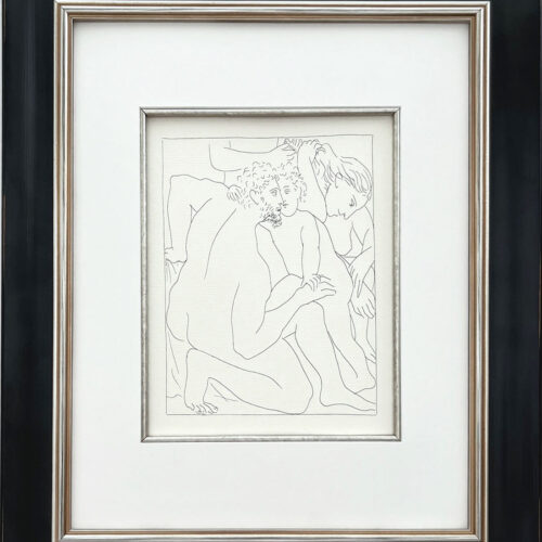 Picasso Metamorphoses 4 Deucalion and Pyrrha Create a New Human Race framed