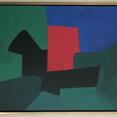 Grace Absi & J Merhi Composition 6 Acrylic Painting on Canvas 2019 Framed