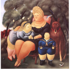 Fernando Botero 41 Family 1983