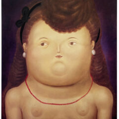 Fernando Botero 51 Girl with a bow 1983