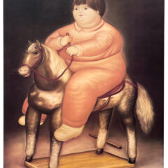 Fernando Botero 55 Pedro on a rocking horse 1983
