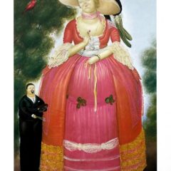 Fernando Botero 57 Self potrait with Mme Pompadour 1983