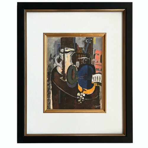Braque 1946 La Guitare Bleue 9 framed
