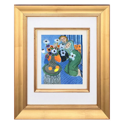 Matisse-20-Harmony in blue-framed
