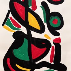 Joseph Merhi Seated Women 2020 Original Acrylic Painting