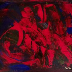 Joseph Merhi Sacha 2001 Original Acrylic Painting on Canvas