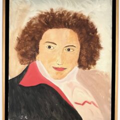 Joseph Merhi El Conde Oil Painting on Canvas in 1989 Framed