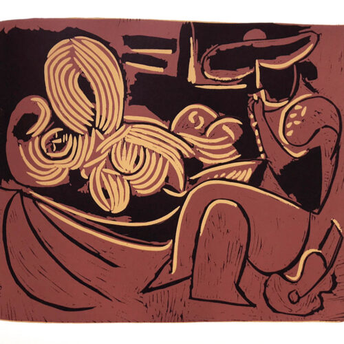 Picasso Multichrome 13 Femme Couchee et Homme a la Guitare 2019