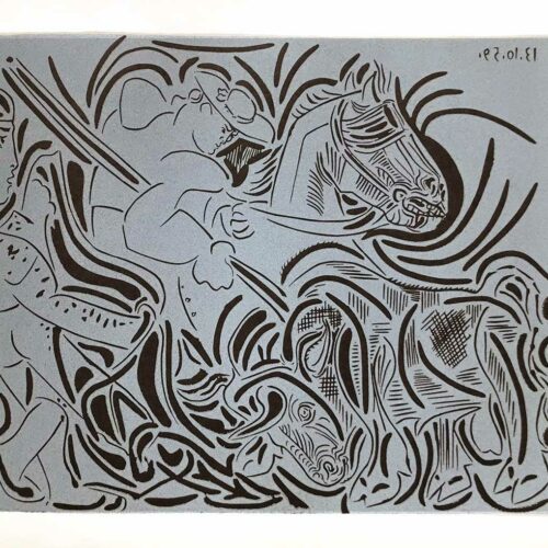 Picasso Multichrome 17 Pique dated 13-10-59