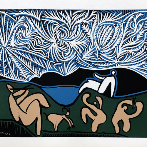 Picasso Multichrome 28 Bacchanale dated 27-11-59