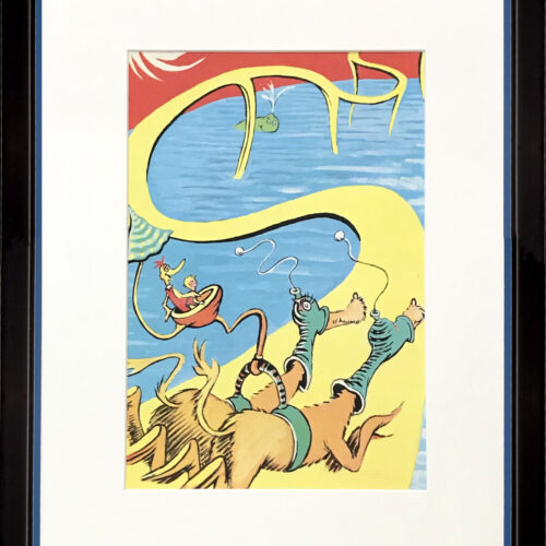 Dr SEuss Lithograph from Happy Birthday book