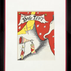 If I run a circus framed print for dr seuss