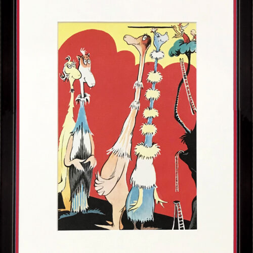 Dr Seuss lithograph from Happy Birthday