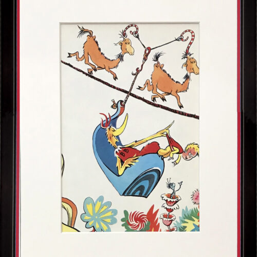 Happy Birthday print from the book illustrated by Dr Seuss