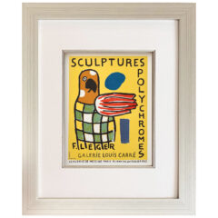 Fernand Leger Lithograph 33 Sculptures Polychromes-framed