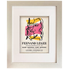 Leger Lithograph 31 Musee d'Art Modern Art in Posters 1959 framed
