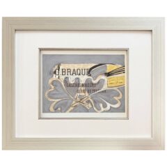 Braque Lithograph 4 Galerie Maeght 1959 framed