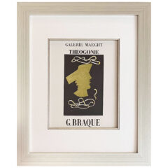 Braque Lithograph 5 Theogonie Mourlot 1959 framed