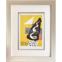 Braque Lithograph 7 Braque-graveur Mourlot 1959 framed