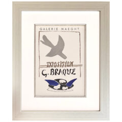 Braque Lithograph 98 Maeght 1959 framed