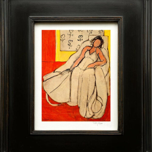 Matisse Young Woman in White framed