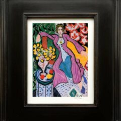 Matisse Violet Robe framed