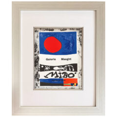 JM005SSQ-Joan Miro Lithograph 51 Oeuvres-Recentes-framed