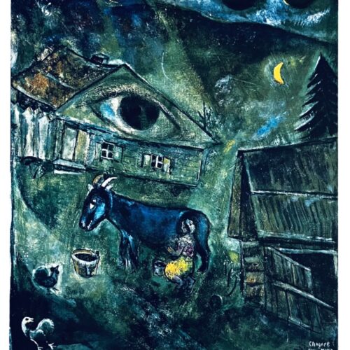 Marc Chagall La Maison a l'oeil Vert XXe Siecle 26 1966