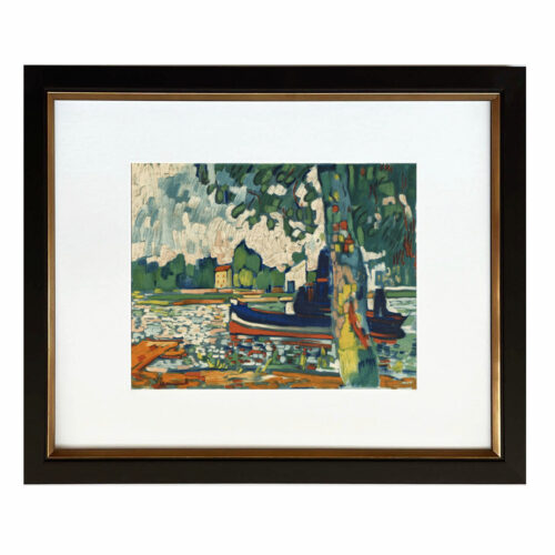 Vlaminck lithograph the remorqueur