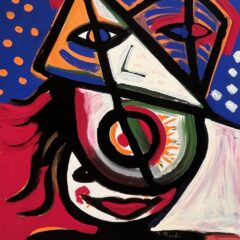 Joseph Merhi Prety Original Acrylic Painting 1999