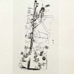 1947 Paul Klee Engraving 17 Comedy of Birds 1918
