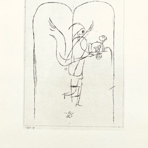 1947 Paul Klee Engraving 23 Fulfillment Angel 1920