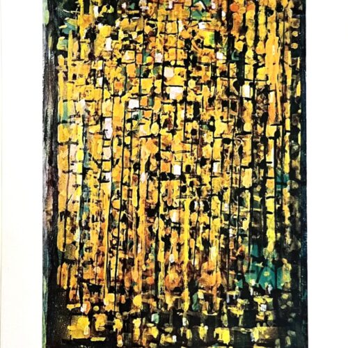 Roger Bissière Agonie des feuilles XXe Siecle 24 1964