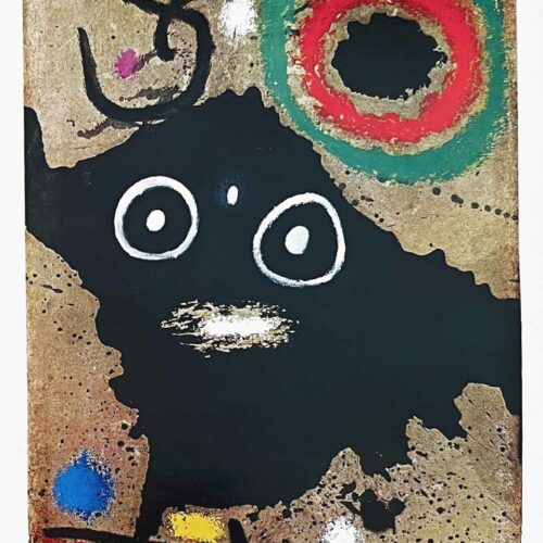 Joan Miro Tete de femme st oiseau
