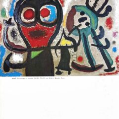 Joan Miro from xxe siecle 25 Personnage et oiseau