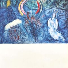 Marc Chagall Moise Devant le Buisson Ardent XXe Siecle 1967