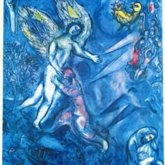 Marc Chagall Lutte de Jacob avec l'Ange XXe Siecle 1967
