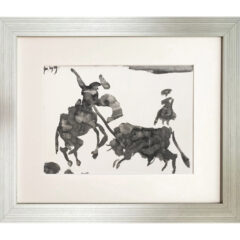 Picasso 11 toros y toreros framed