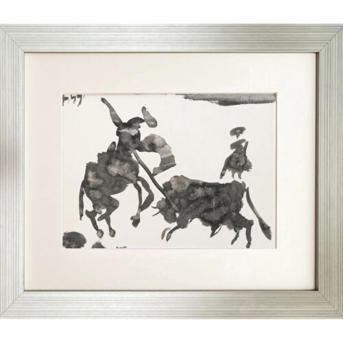 Picasso 11 toros y toreros framed
