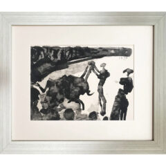 Silver framed print for Pablo Picasso