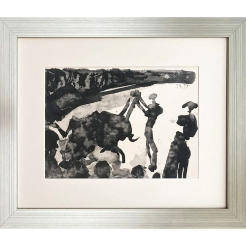 Silver framed print for Pablo Picasso