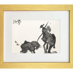 Bullfights by Pablo picasso framed